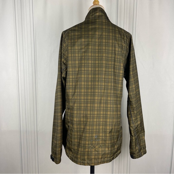 Women’s Bontrager Commuting Shell Rain Jacket, Olive/Black Plaid,‎ Size L - Picture 7 of 15